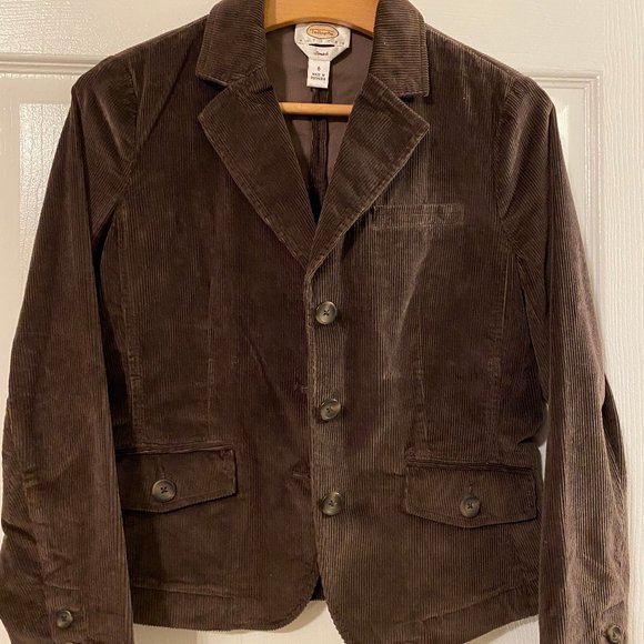GUC Talbots Brown Corduroy Blazer 6P - Picture 4 of 6